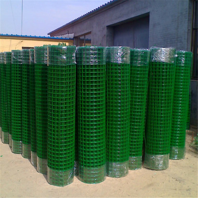河北仁光厂家专业定做销售 绿色浸塑荷兰网波浪形护栏